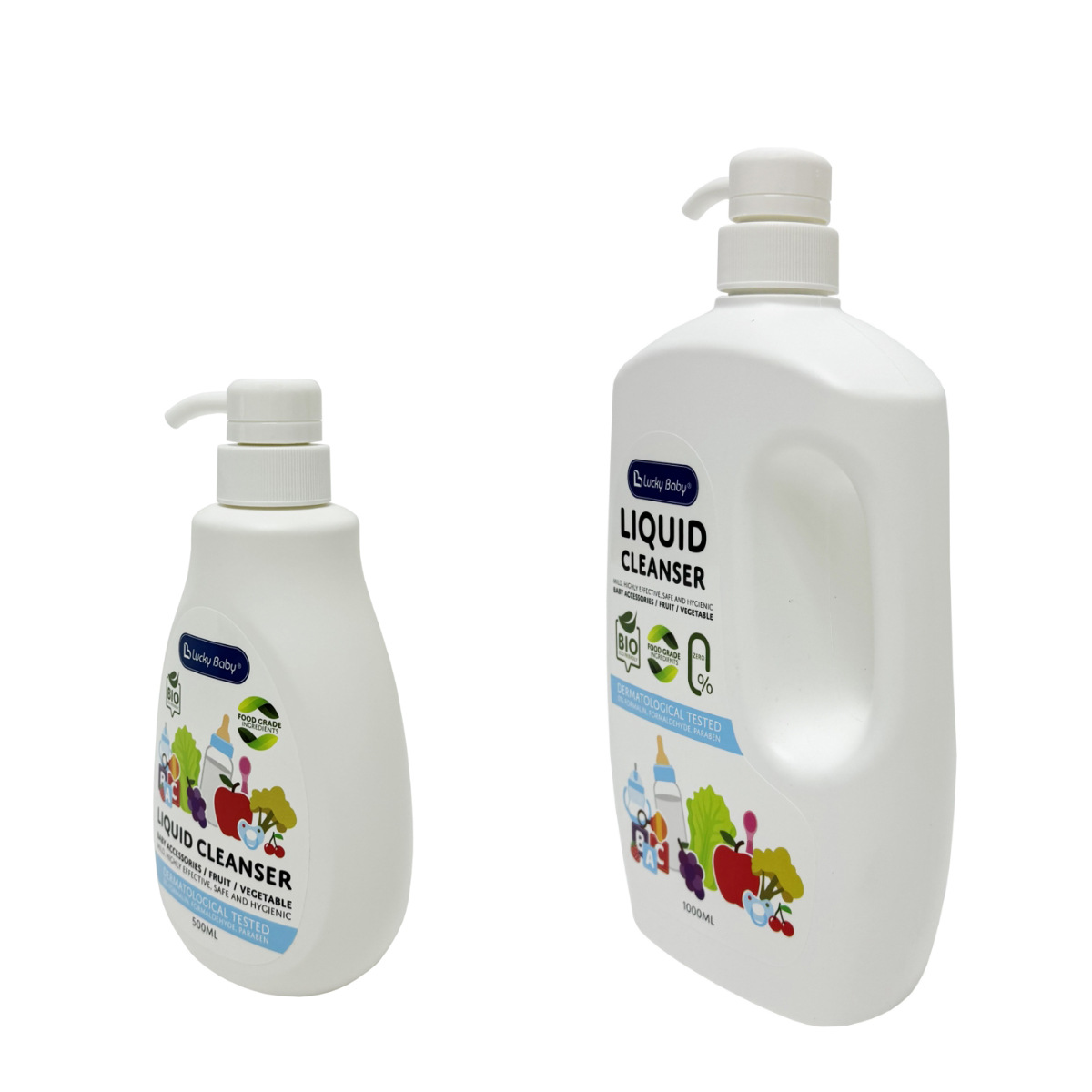 Lucky Baby New Baby Special Tableware Bottle Cleaner Baby Fruit and Vegetable Pacifier Cleaning Liquid