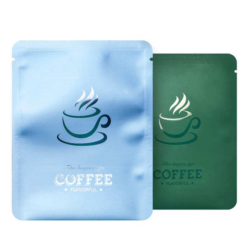 Yan Jie Flying Saucer Coffee Filter Paper Aluminum Foil Bag, Aluminized Yin-Yang Semi-Transparent Three-Side Sealing Coffee Powder Filter Outer Packaging Bag