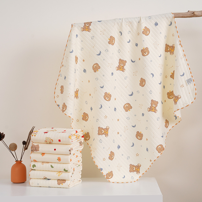 Quilted Bag Single Knitted Baby Bag Spring and Autumn Breathable Production Room Holding Quilt Newborn Baby Wrap Towel