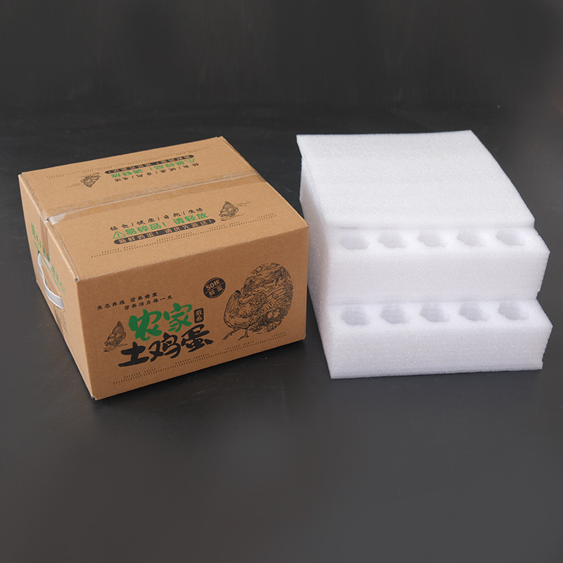 Manufacturer Egg Tray Pearl Cotton Epe Egg Tray Egg Carton Shockproof Express Egg Packaging Box Ready for Sale