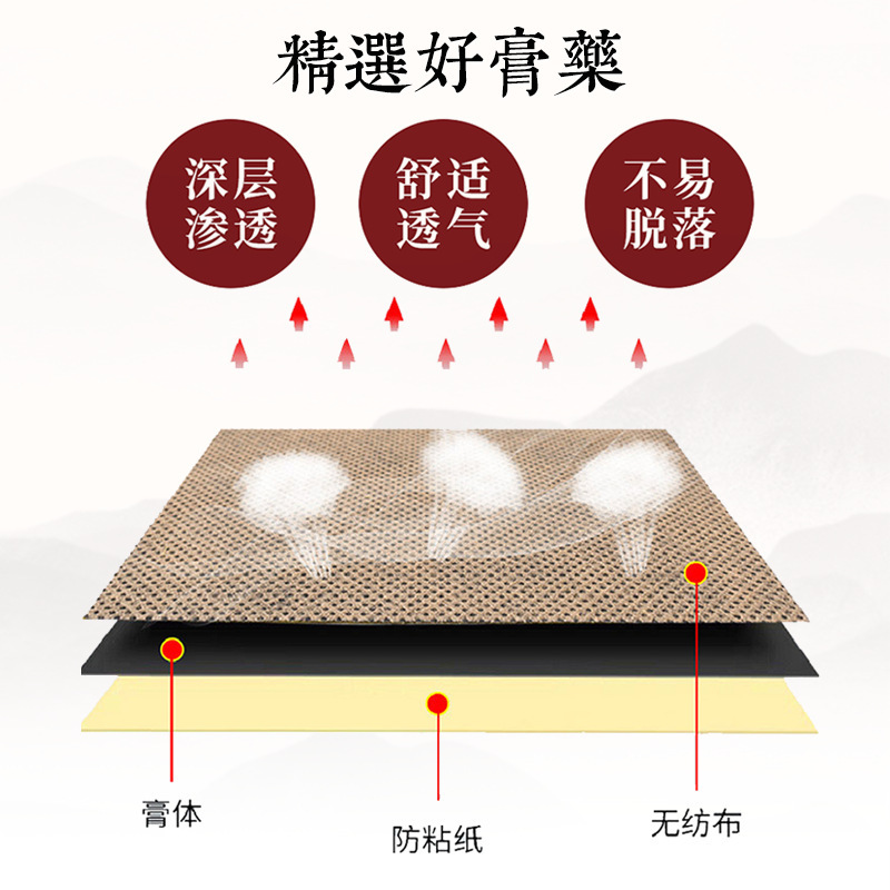 Authentic Shengniu Yunnan Materia Medica Baixiang Plaster Patch Running River Lake Street Stall Supply Live Broadcast Dropshipping