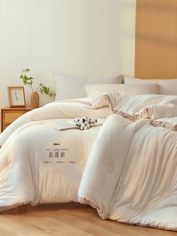 ✅ Home Textiles 2025 New Class a Xinjiang Cotton Quilt Core Winter Quilt Thickened Warm Quilt Student Dormitory