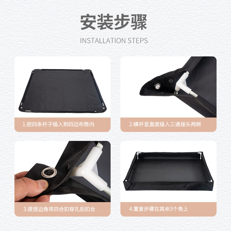 Cross-Border Portable Foldable Children's Home Space Sand Table Toy Family Pet Sand Bath Basin Oxford Pvc Pool