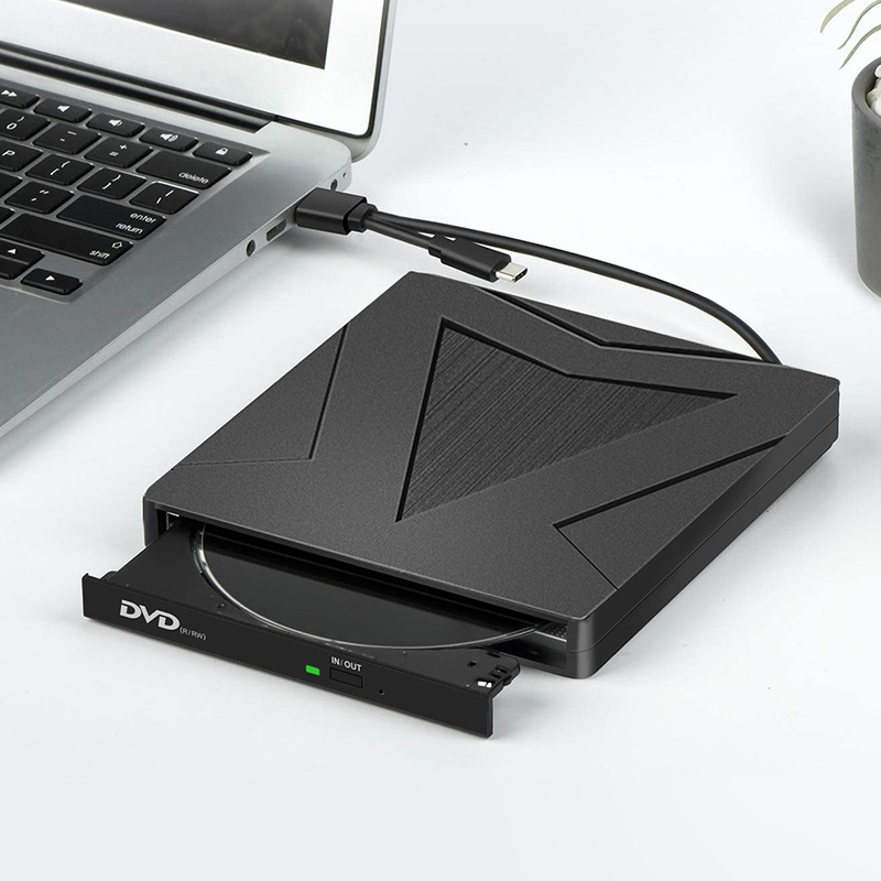 External Optical drive USB3.0 DVD burner type-c mobile external drive laptop desktop computer