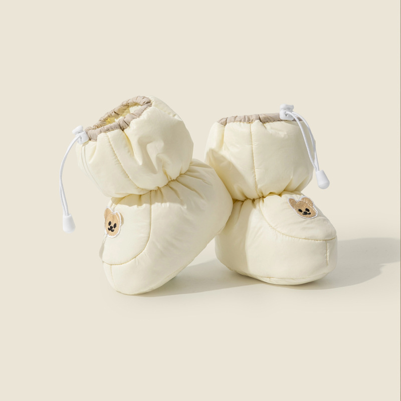 2025 Winter Thickeneded Cotton Shoes for Boys and Girls, Newborn Soft-Soled Shoe Covers, Baby Warm High-Top Shoes, Cotton Boots