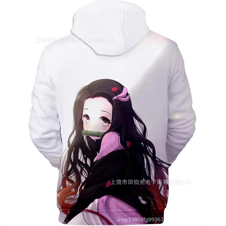 2024 New Japanese Anime Blade Adult 3D Digital Color Printing Hooded Men's and Women's Hoodie Adult