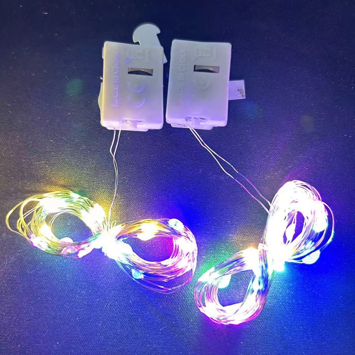 Led Small White Box String Lights Copper Wire Headband Decorative Lights Gift Box Flowers Christmas Lights Three-Level Dimming Outdoor Dimmable