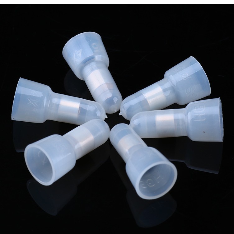 Закрытый клеммный ниппель из медной трубы с опрессовкой, круглый 4мм Ce-2X-Ce5, предварительно изолированный опрессовочный колпачок