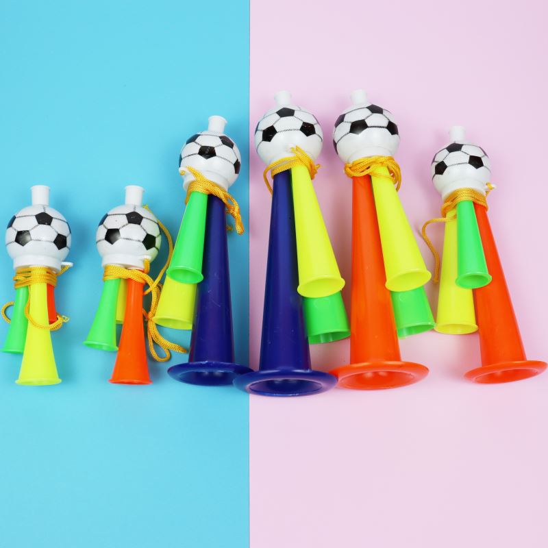 Football horn creative small gift children's toy playing musical instrument sports meeting Cheer cheer props plastic toy