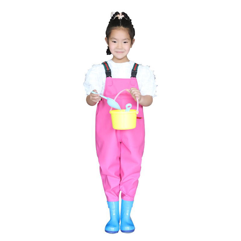 Children's underwater jumpsuit to catch fish men and women's beach rain boots pants full waterproof clothes water boots