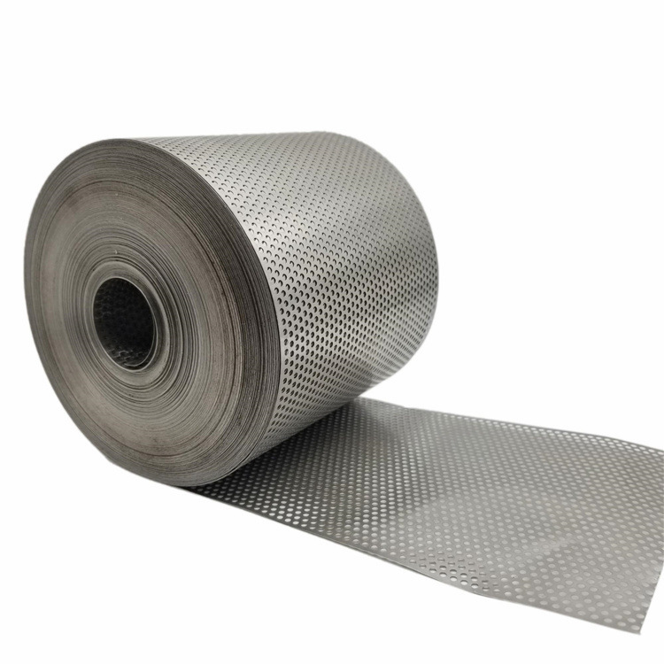 Rectangular 1m Wide Stainless Steel Round 304 Perforated Sheet Industrial High-Temperature Resistant Drainage Pipe Perforated Sheet