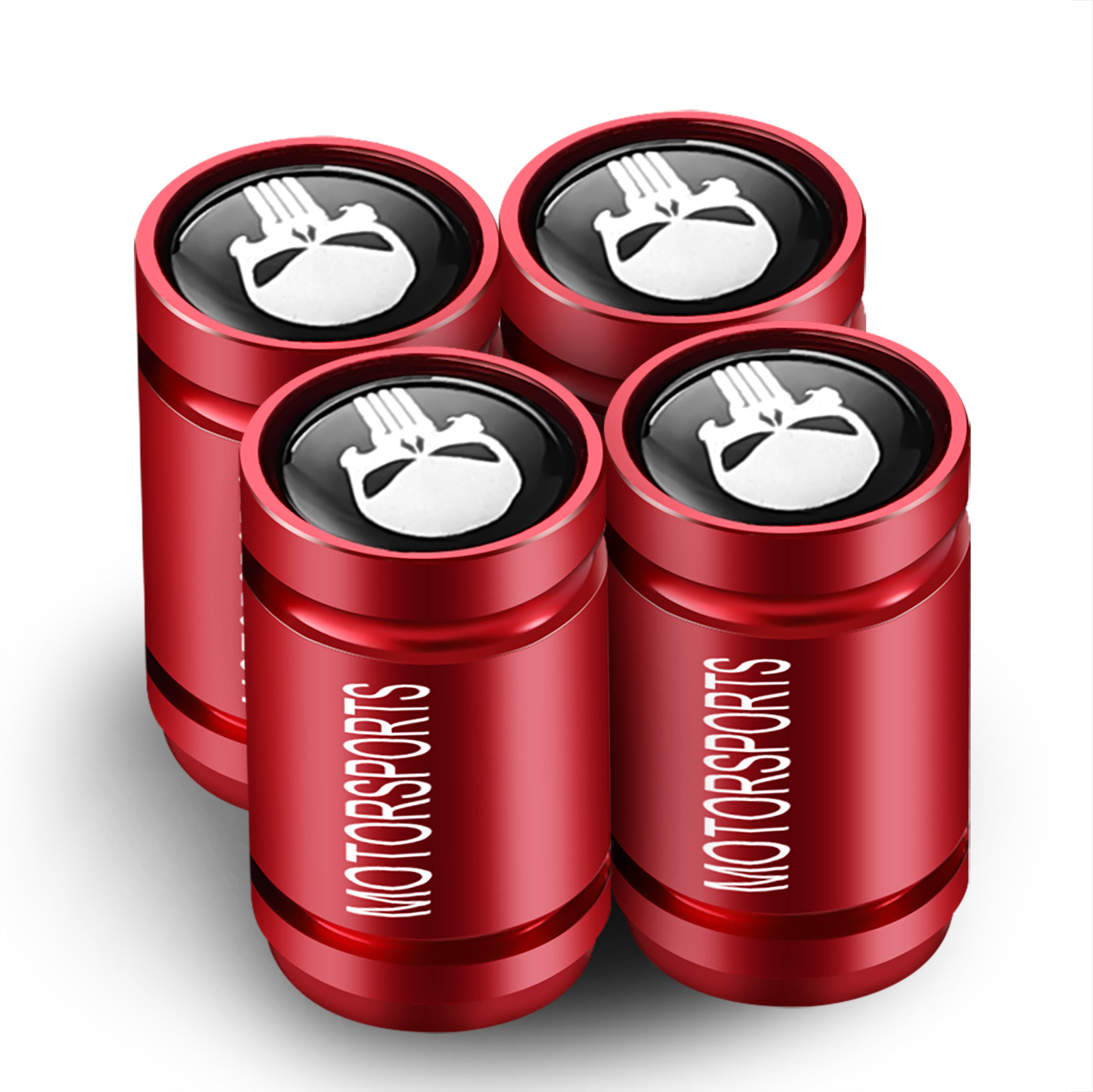 Cross-border laser lettering valve cap glue drop logo aluminum alloy valve cap car tire cap