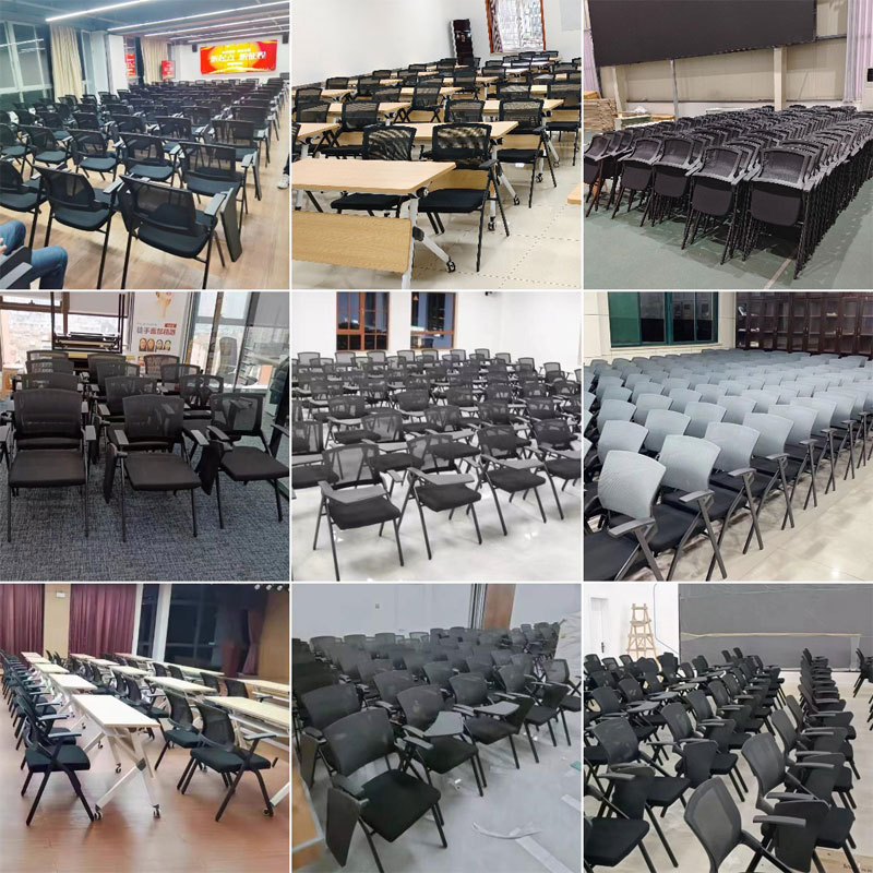 Training Chair with Writing Board, Conference Room Folding Chair, Conference Chair, Table and Chair, Integrated Office Chair, Training Chair with Table Board