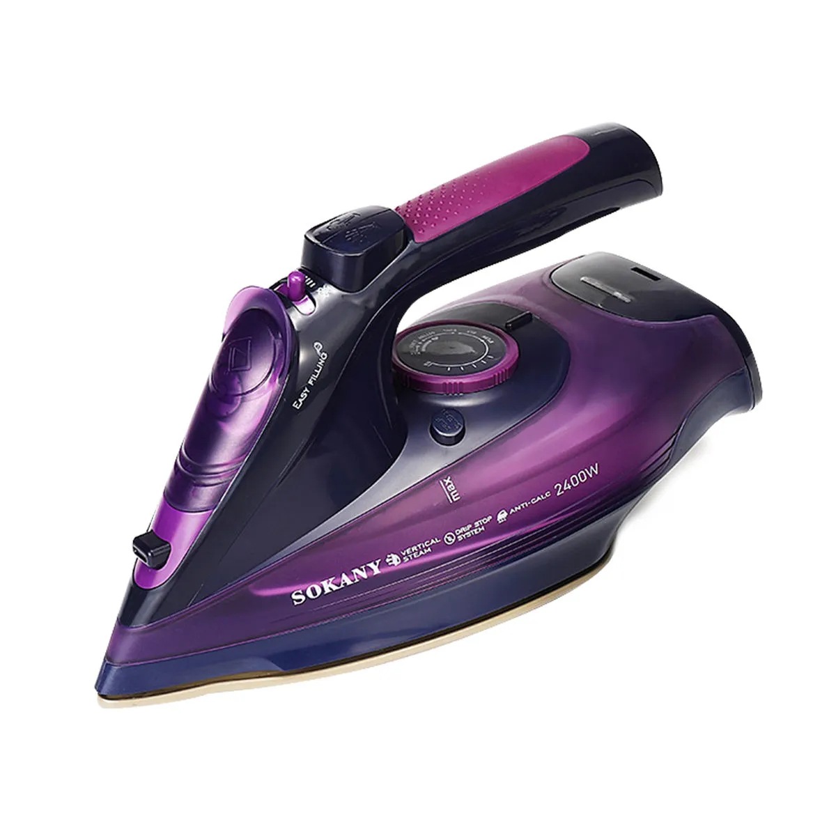 European Standard Electric Iron Handheld Household High-Power Ironing Machine Wet and Dry Steam Iron for Clothes Nano Ceramic