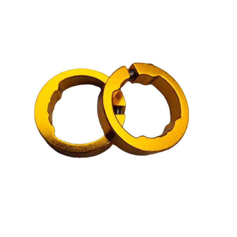 Aluminum Alloy Ring 8mm Aluminum Ring Lock Ring 12mm Aluminum Ring Mountain Bike Lock Ring Fixed Lock Aluminum Ring Accessories Bicycle