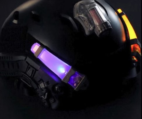Cross-border Hot Sale v-lite Tactical Helmet Identification Light Belt Velcro Waterproof Survival Light Velcro Gum Light