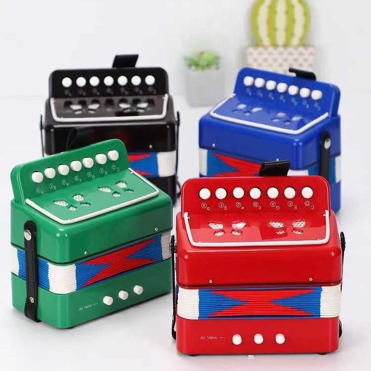 Source Factory Wholesale Abs 7-Key 2-Bass Kidsren's Accordion Kidsren's Keyboard Musical Instrument Asia