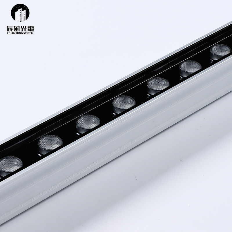 Led Wall Washer 220V High Voltage Hotel Courtyard Colorful Outline Landscape Lighting Outdoor Waterproof Engineering Line Light