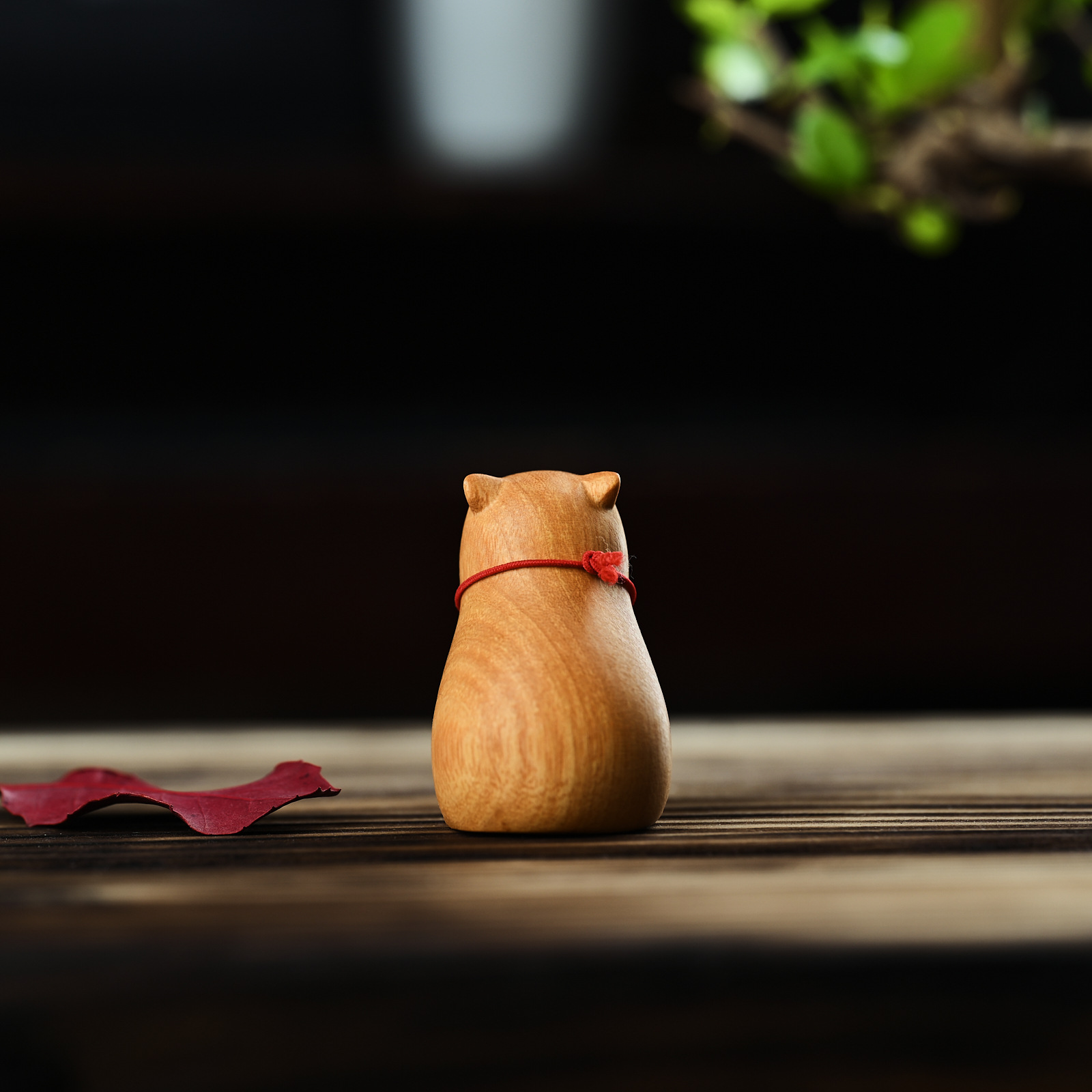 Kapi Bala Golden Sandalwood Handicraft Handicapres Decompression and Healing Creative Home Simple Wooden Desktop Decorations