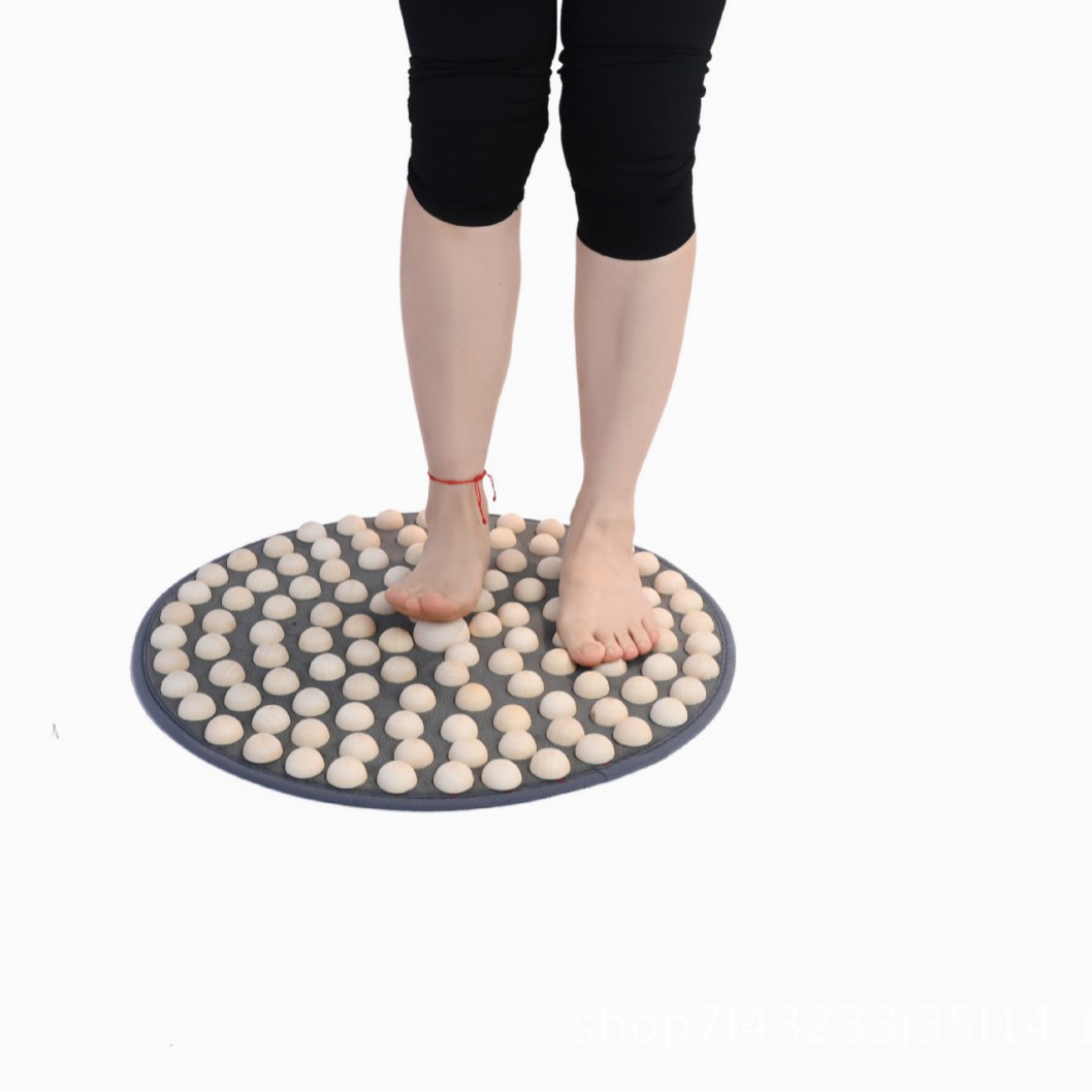 Solid Wood Foot Massage Mat Super Jogging Finger Pressing Plate Foot Bottom to Tonge Meridians Indoor Massage Acupoint Mat