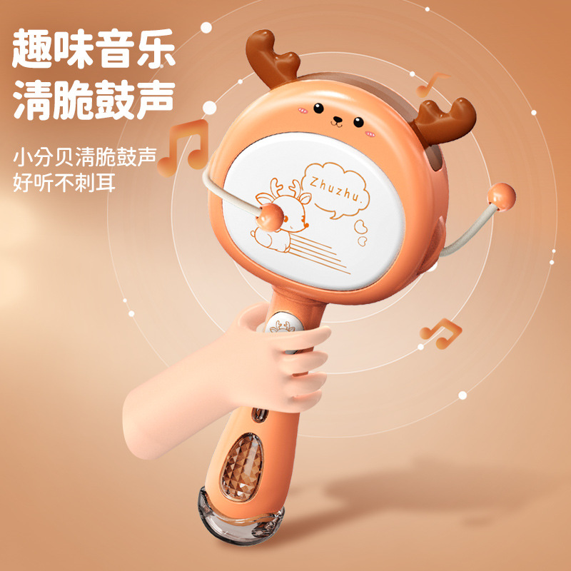 Cross-Border Novice Baby 0 to 3 Years Old Baby Toy Rattle Hand Rattle Early Education Grasping Can Chew Wholesale Toys