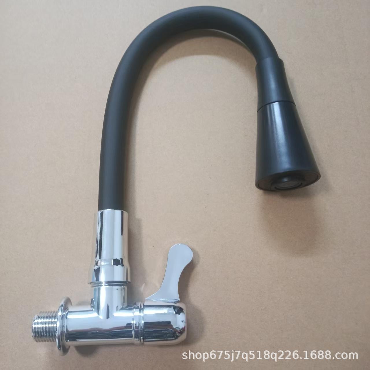 Foreign Trade Color Universal Pipe Faucet In-Wall Single Cold Water Faucet Kitchen Faucet Balcony Laundry Sink Faucet