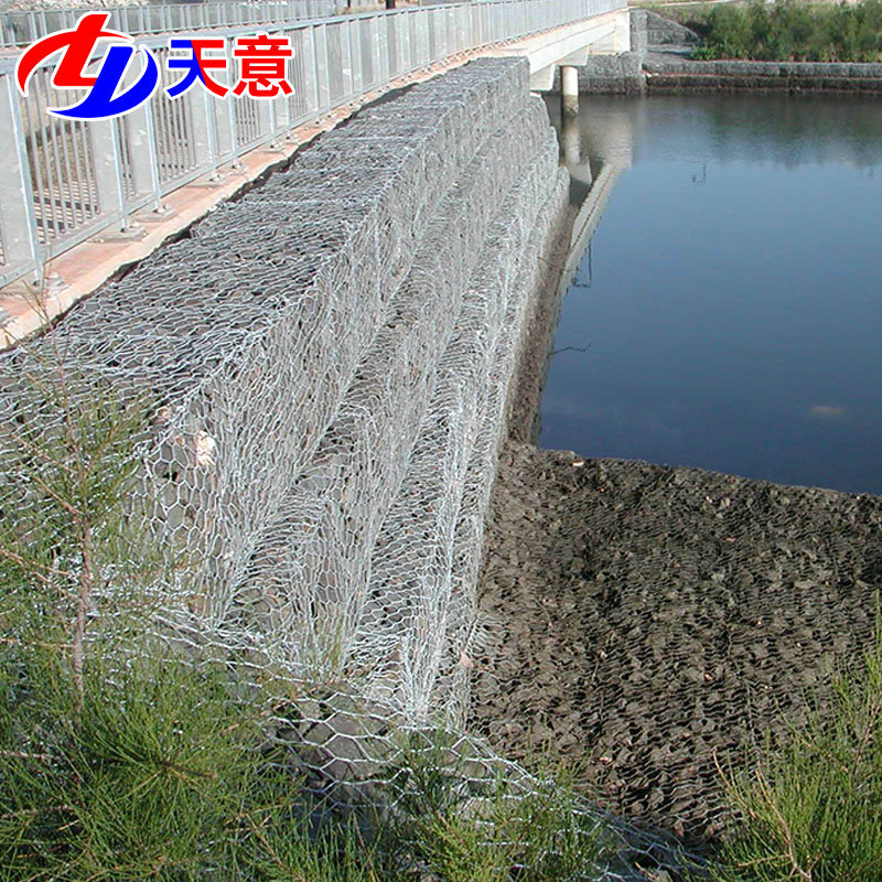 Northeast Flood-Proof Lead Wire Cage Manufacturer Zinc Aluminum River Slope Protection Stone Cage Mesh Solid Cobin Cage Green Cobin Mat Wholesale Price