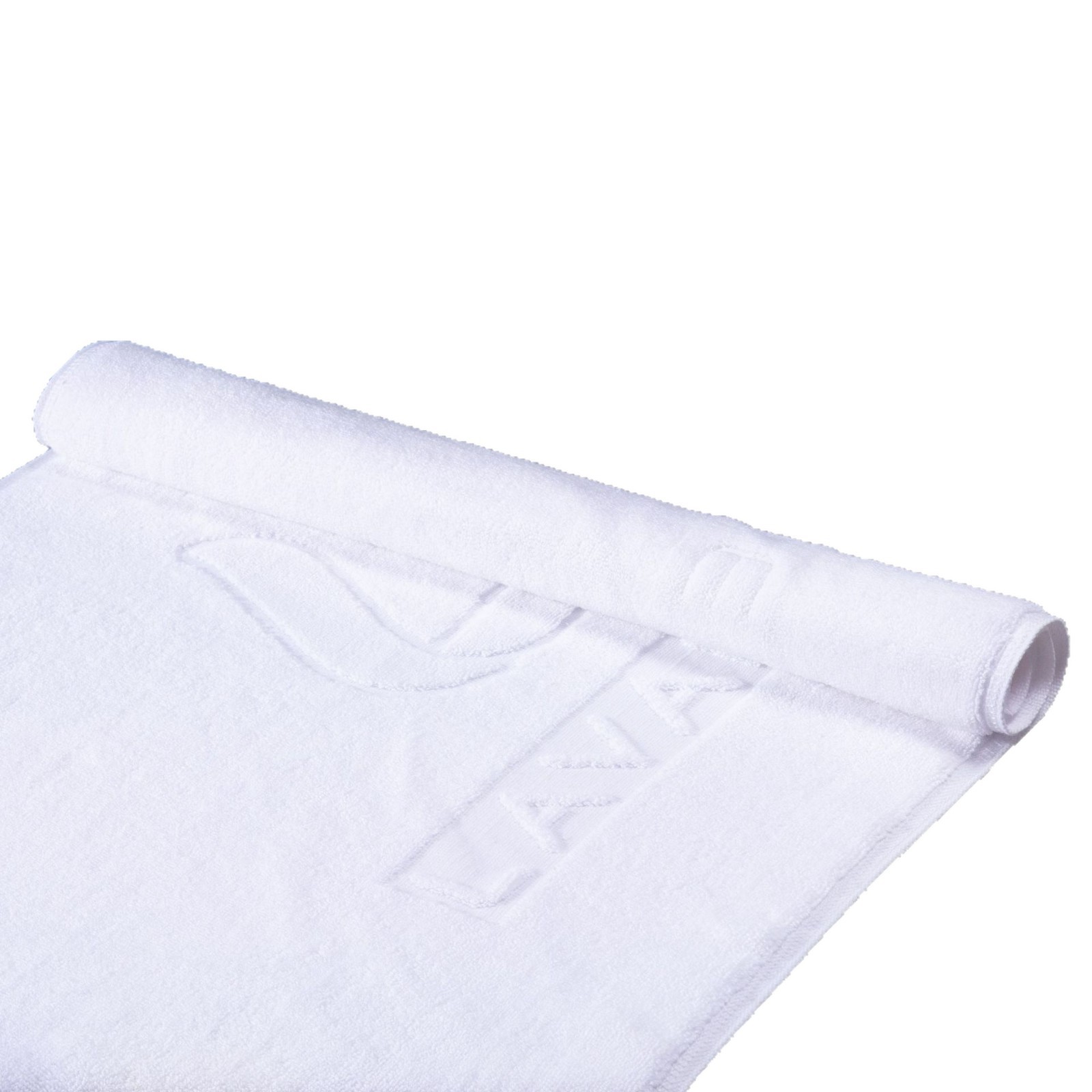 Hotel White Floor Towel Pure Cotton Jacquard Thickeneded Floor Towel Spa Bathroom Foot Mat Non-Slip Absorbent Foot Mat