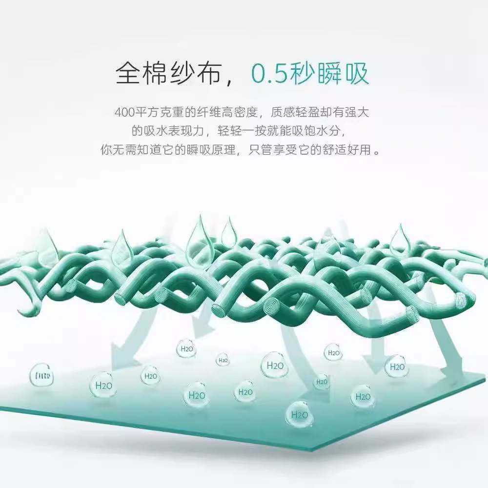 6 layers of sweat absorbent towel children's cotton sweat towel baby cotton sweat towel summer kindergarten gauze antiperspirant pad back towel