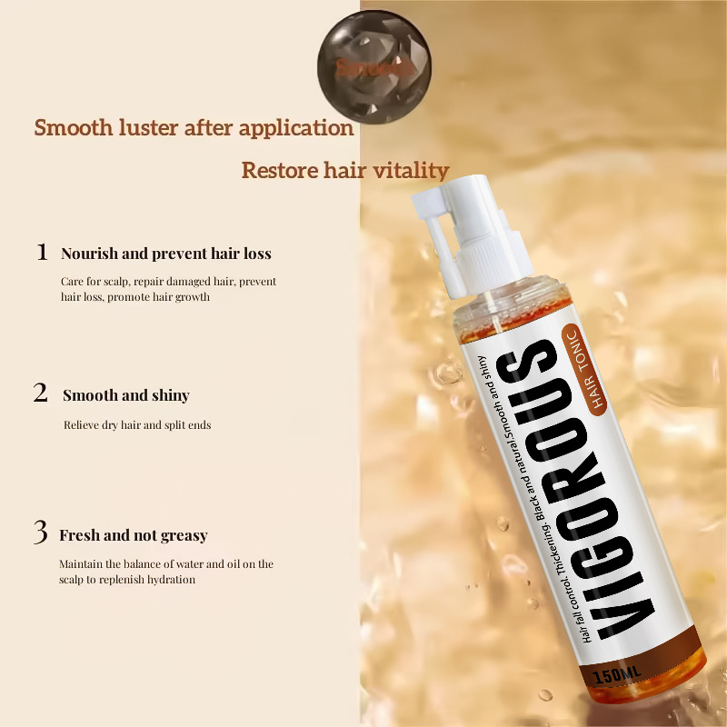 Foreign trade explosions hair spray VIGOROUS HAIR TONIC improve frizzy hair growth hair liquid
