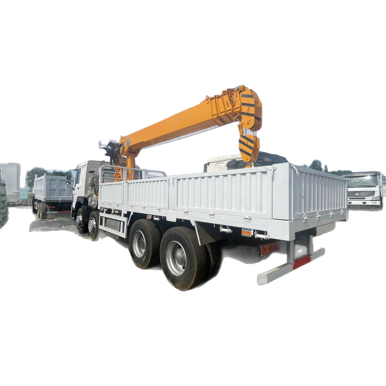 Cross-Border Supply of Sinotruk Howo371 6X4 5-Ton Truck Crane Engineering Truck Truck Crane