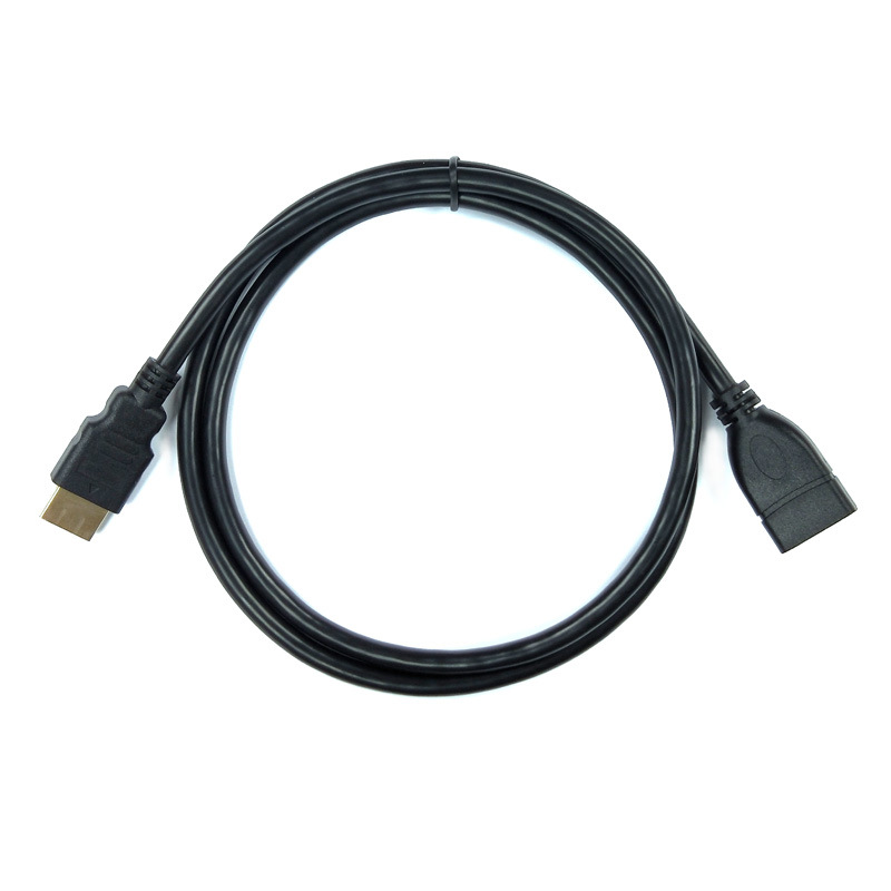 Factory in stock hdmi male-to-female 4khdmi extension cord hdmi male-to-female extension cord 4K HD 19 1