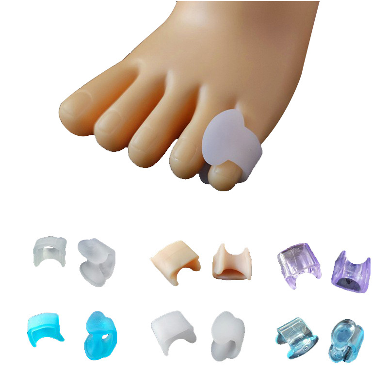 Cross-Border Little Toe Toe Separator Overlapping Toe Separator Silicone Little Toe Valgus Toe Separator Protective Cover Wholesale