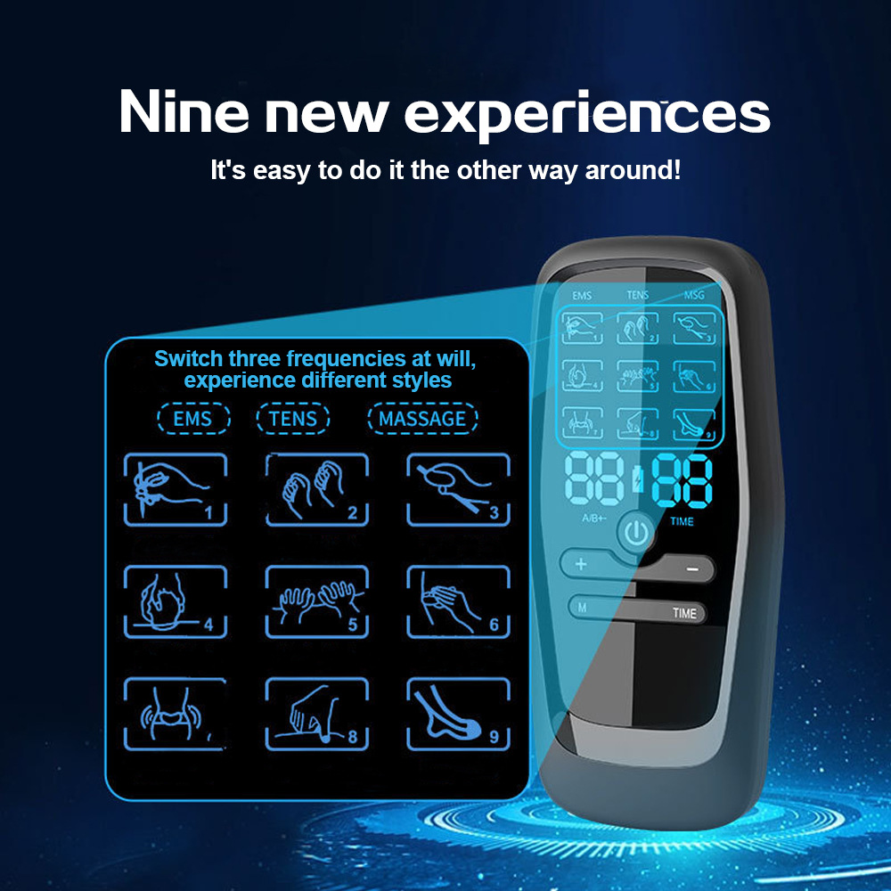 New EMS massage physiotherapy instrument multi-function massage instrument micro-current muscle exercise meridian dredging massage instrument