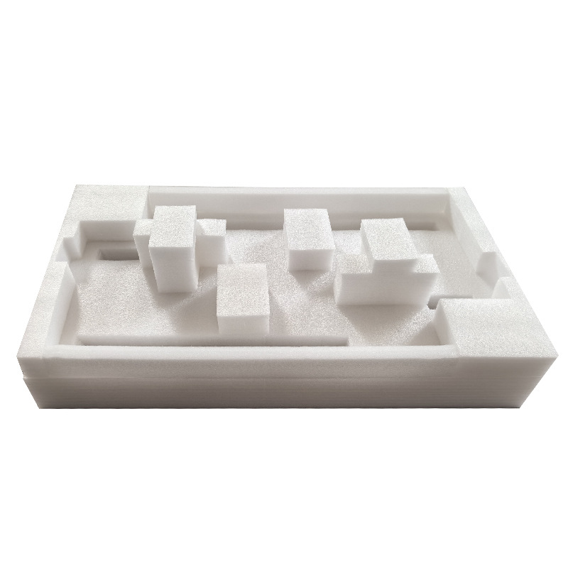 EPE pearl cotton lining thickened express logistics shockproof special-shaped packaging cotton mobile phone packaging card slot turnover tray