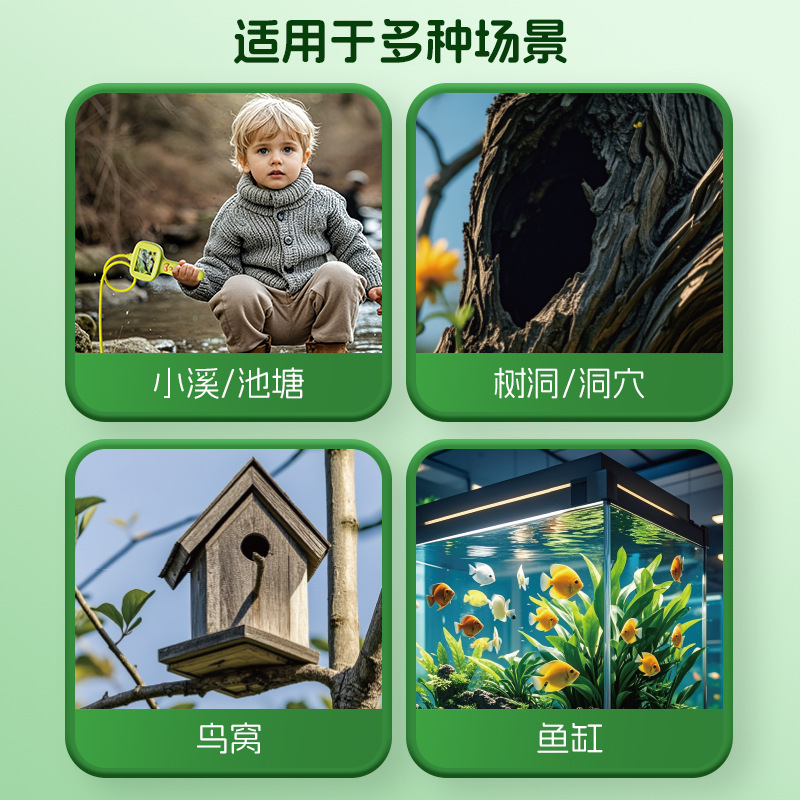 Cross-Border New Product Handheld Endoscope Kidsren's Outdoor Toys 2 Million Pixel Extracurricular Photography Science Experiment Teaching Aids