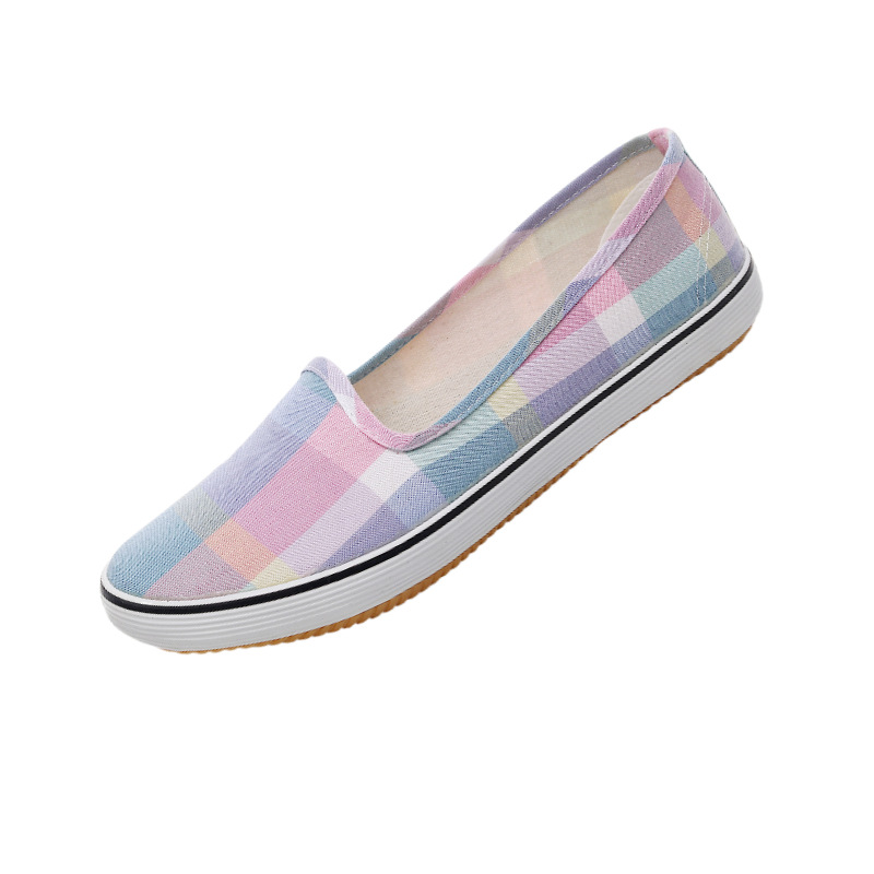 Support processing custom Spring and Autumn new old Beijing cloth shoes non-slip soft bottom cow tendon bottom women's canvas shoes