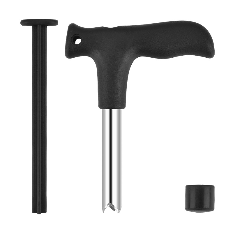 Factory wholesale stainless steel large coconut opener card creative tool coconut green shell opener coconut drilling opener