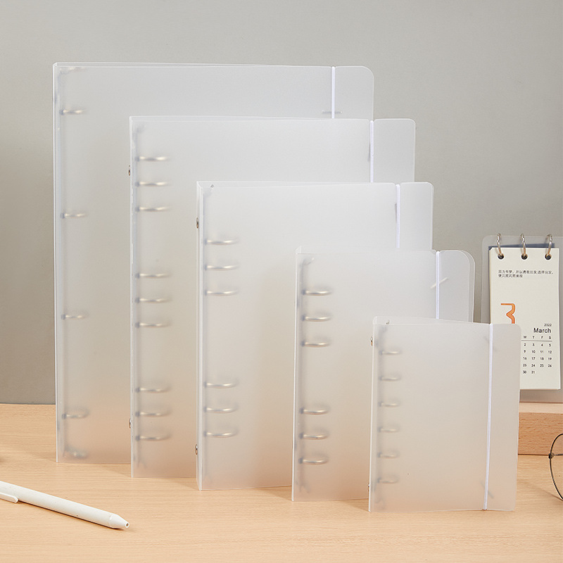 Прозрачная папка A4 с матовой текстурой для хранения данных