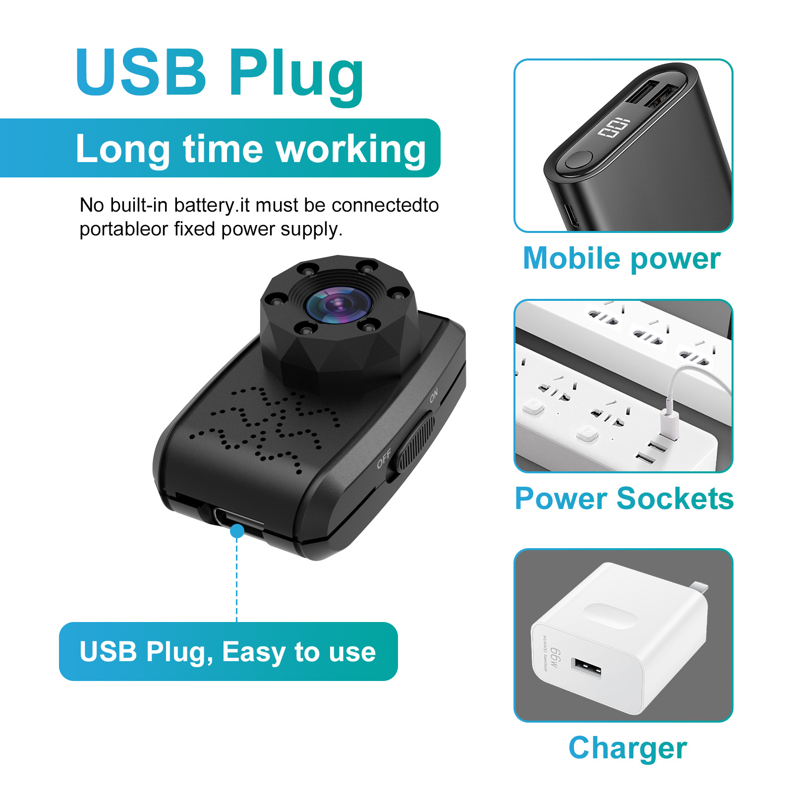 Hd Wifi Camera Indoor Home Security Mobile Monitoring Night Video Audio Recording Wireless Monitoring