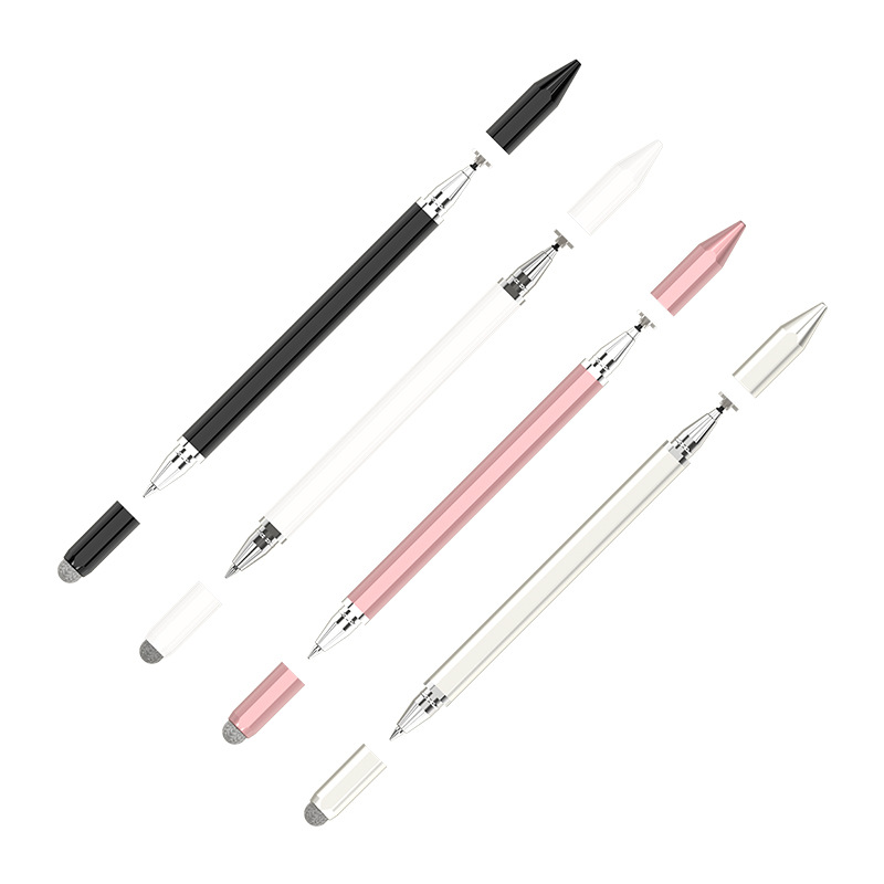 Three-In-One Touch Screen Capacitive Pen iPad Tablet Phone Universal Stylus Suitable for Apple Huawei Xiaomi Painting Pen