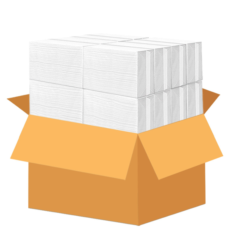 Hand paper commercial hotel toilet toilet Sassafras hand paper thickened kitchen tissue toilet dry hand paper whole Box Wholesale