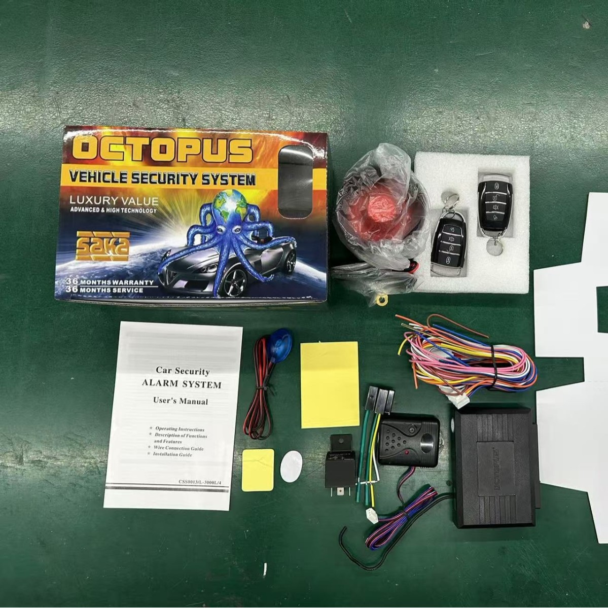 Factory Direct supply car alarm car remote control anti-theft device car remote control unlocking car anti-theft device