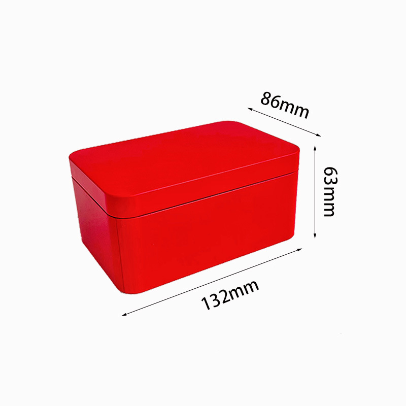Rectangular Tinplate Box Wedding Gift Candy Box Can Put Cigarette Tea Bag Sealed Tea Cans Cosmetic Candy Box