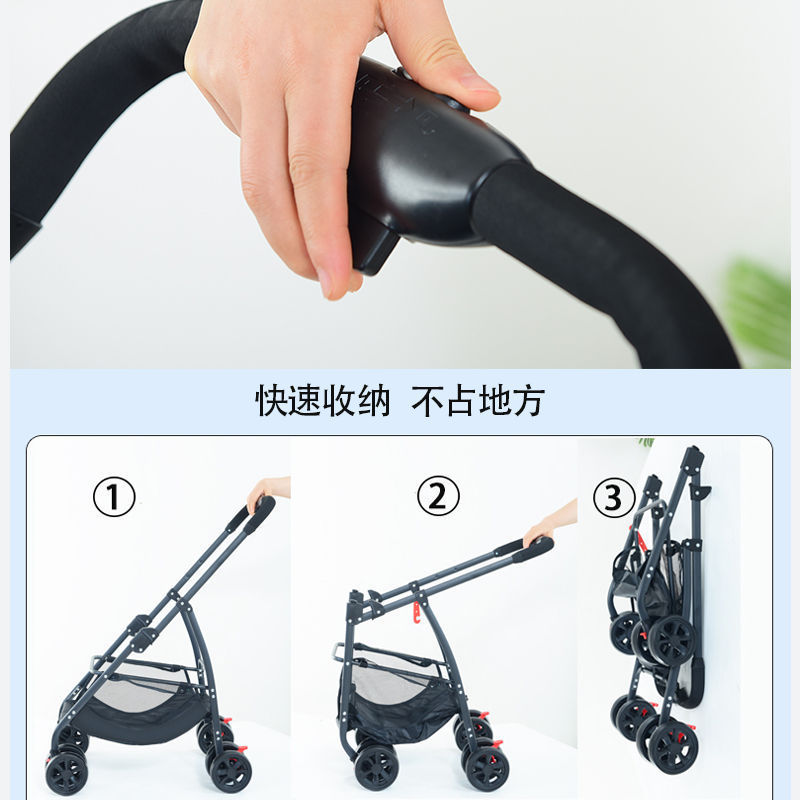 Pet Cart Dog Cats Teddy Cart for Going Out Small Pet Cart Lightweight Separable Cage Folding