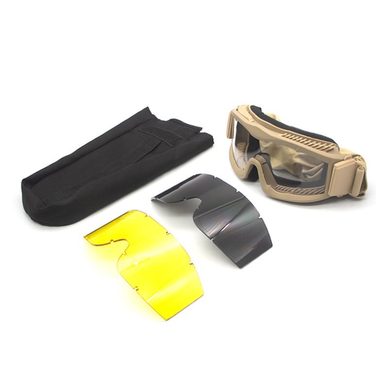 Spot Direct Supply Outdoor Training Alpha Tactical Glasses Goggles Military Fans Windproof, Sand and Impact Resistant Tactical Glasses