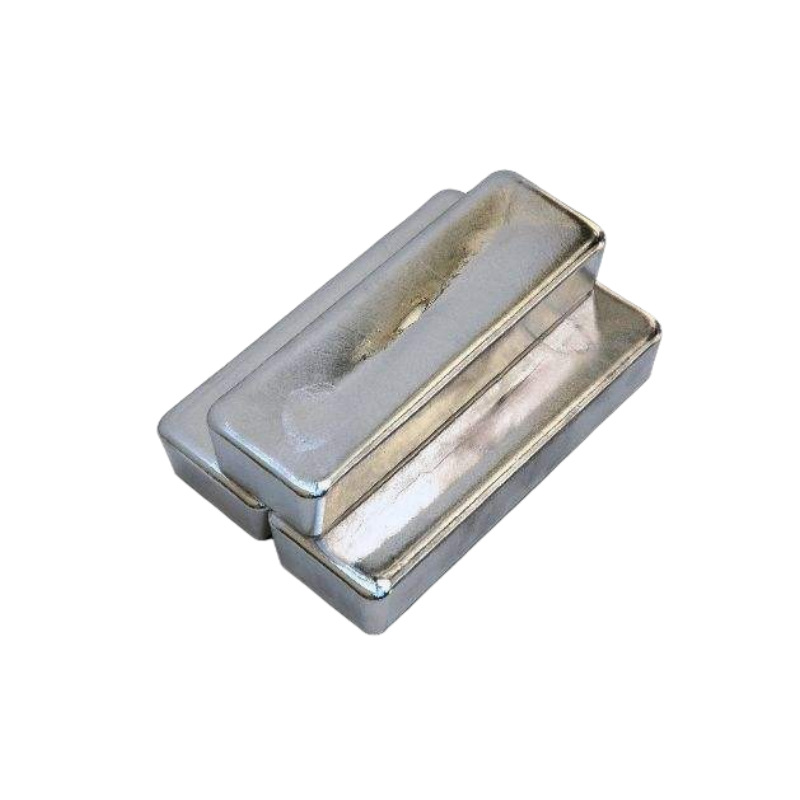 High-Purity Indium Ingot 4N5, Indium Block, Indium Granules, Large Quantities in Stock, Metal Indium Block, Factory Direct Sales