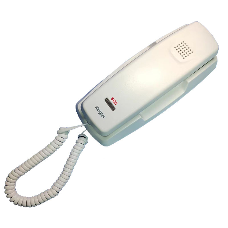 Kingtel887S Wall-mounted Telephone Hotel Room Bathroom Bathroom SOS One-touch Dialing Telephone Landline