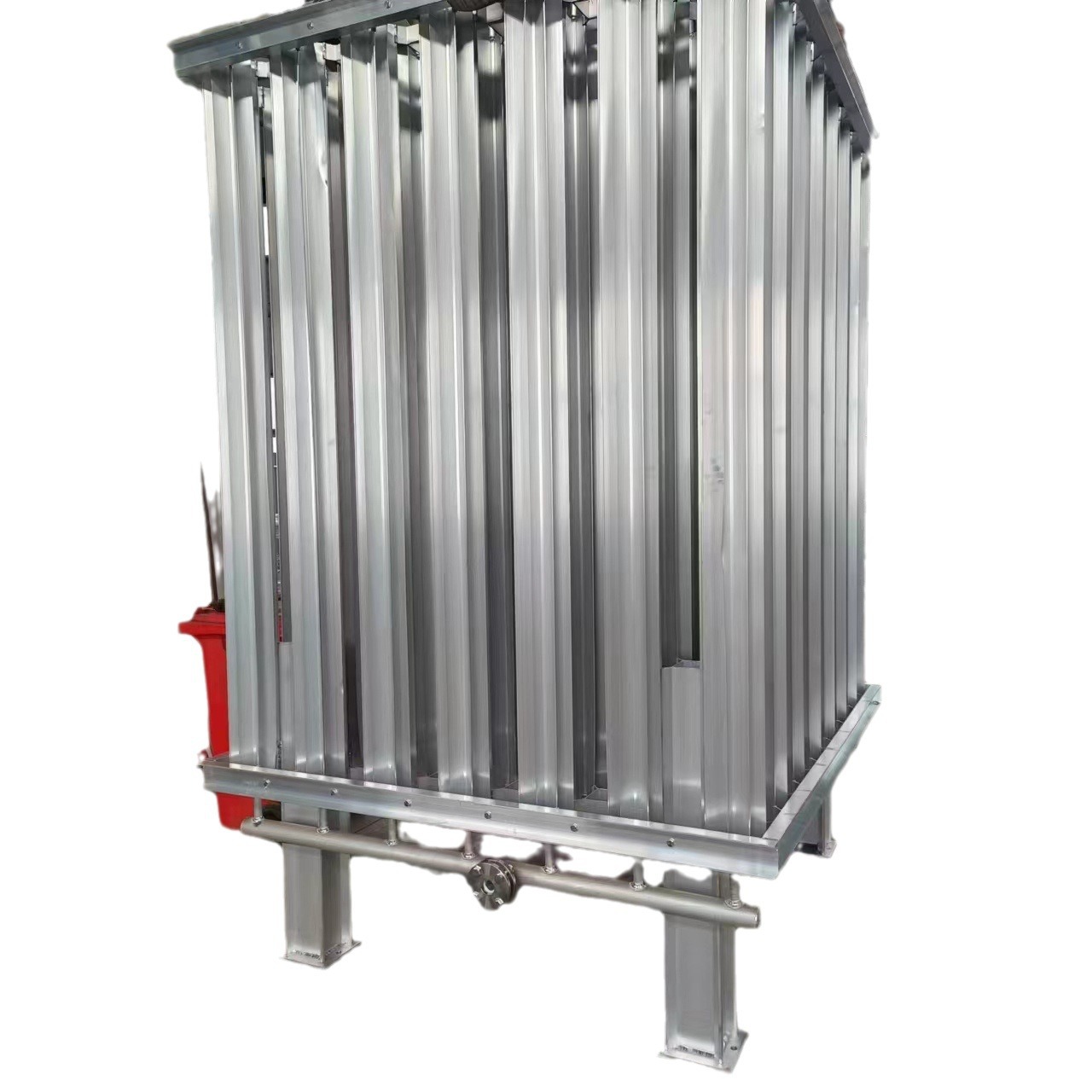 Liquid Oxygen Air Temperature Vaporizer Natural Gas 100 Cubic Meters Argon Liquid Nitrogen Water Heater Gasification Pressure Regulating Equipment High Pressure