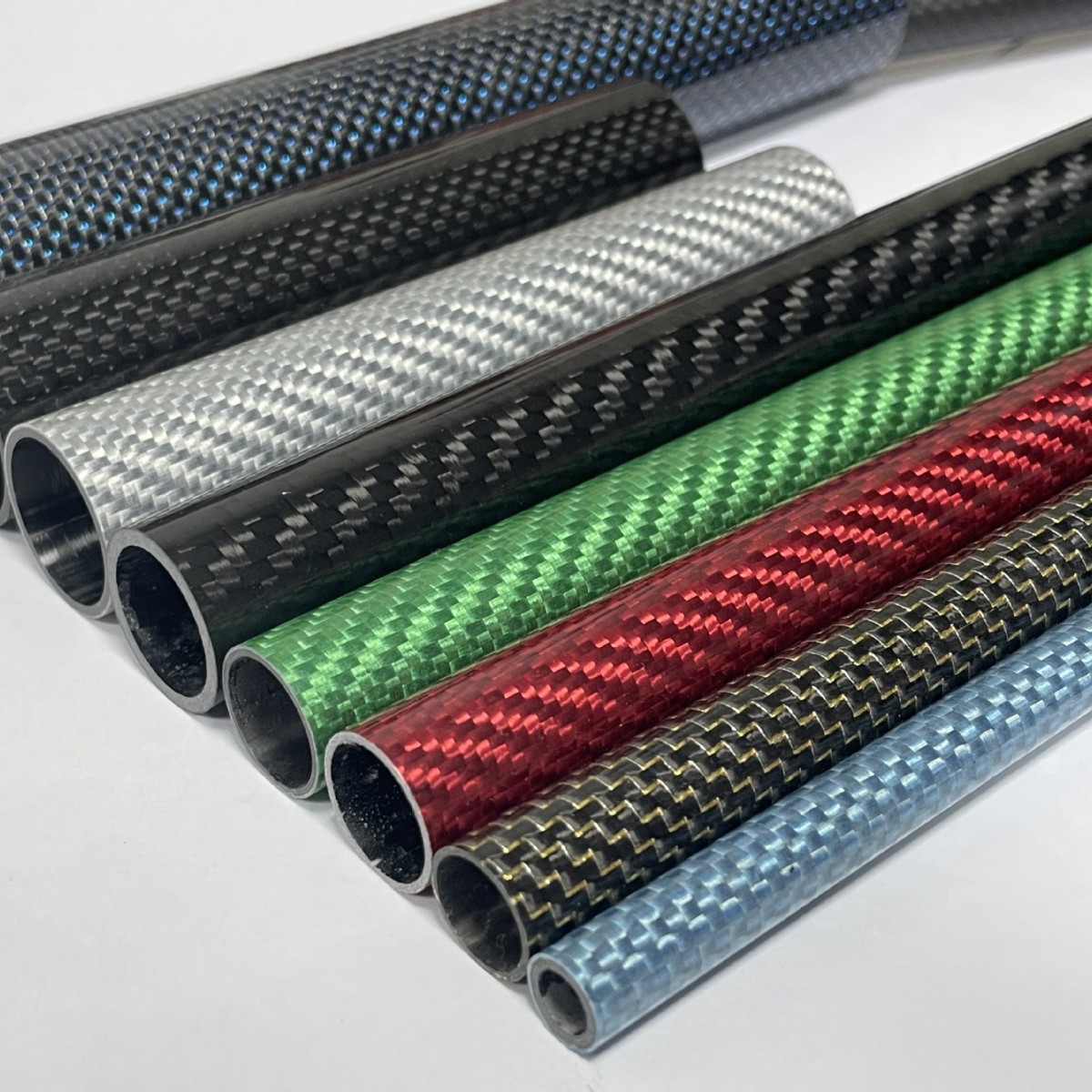 3K Twill Carbon Tube Plain Weave Glossy Matte High Strength Large Diameter Custom Wall Thickness